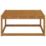 Outdoor Footstool Solid Acacia Wood Natural 79 x 79 x 37 cm 900526