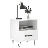 Bedside Cabinets 2 pcs High Gloss White 40x35x47.5 cm Engineered Wood 827425
