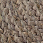 Handmade Rug Jute Round 150 cm Grey 133664