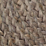 Handmade Rug Jute Round 150 cm Grey 133664