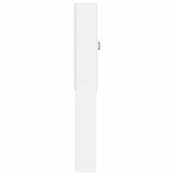 Toilet Cabinet UTRECHT White 66 x 25.5 x 190 cm Engineered Wood 897795