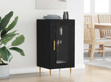 Sideboard Black oak 34 x 34.5 x 90 cm Engineered wood 881590