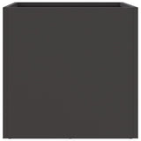 Planters 2 pcs Black 32x30x29 cm Steel 841536