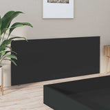 811044 Bed Headboard Black 200x1,5x80 cm Engineered Wood
