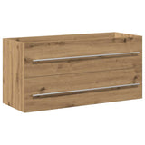 Bathroom Sink Cabinet Artisan Oak 100x38.5x48 cm Engineered Wood 862537