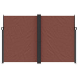 Retractable Side Awning Brown 220x600 cm 4004674