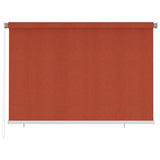 Outdoor Roller Blind 225 cm Terracotta HDPE 312791