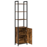 Book Cabinet Smoked Oak 40 x 24 x 161 cm Engineered Wood 883852