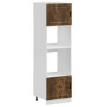 Oven Cabinets 2 pcs Porto Smoked Oak Engineered Wood 3315056