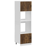 Oven Cabinets 2 pcs Porto Smoked Oak Engineered Wood 3315056