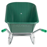 Wheelbarrow Green 90 L 150 kg Galvanised Steel and Plastic 4013466