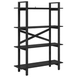 Bookshelf Black Oak 100 x 33.5 x 140 cm Engineered Wood 883940