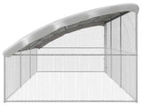 Chicken Cage 3 pcs Silver 600 x 200 x 200 cm Galvanised Steel 3368318