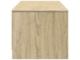 TV Cabinet with LED 165 x 34 x 40 cm Sonoma Oak Engineered Wood 3418714