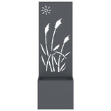 Garden Privacy Screen Anthracite 50 x 140 cm Cold-rolled steel 876429