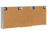 Bathroom Cabinet Set 3 pcs 130 x 14.5 x 70 cm Engineered wood 3403765