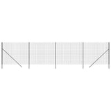 Wire Mesh Fence Anthracite 2.2x10 m Galvanised Steel 154215