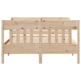 Bed Frame without Mattress 160x200 cm Solid Wood Pine 3306999