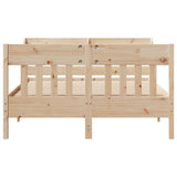 Bed Frame without Mattress 140x200 cm Solid Wood Pine 3307005