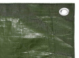 Tarpaulin 180 g/m 6x8 m Green HDPE 151539