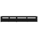 TV Cabinet Set 3 pcs Black oak 270 x 35 x 40 cm Engineered wood 3332509