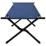 Folding Camping Bed Folding Manual Blue Oxford fabric 42003174