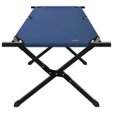Folding Camping Bed Folding Manual Blue Oxford fabric 42003174