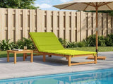 Sunlounger Cushion GEMERT 100% Polyester Bright Green 948601