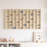 Wall Display Case Wall-Mounted Beige 98 x 4.5 x 55 cm 42015608