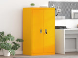 Storage Cabinet Mustard Yellow 60 x 40 x 140 cm Steel 891739