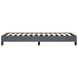 Bed Frame without Mattress Dark Grey 100x203 cm Twin XL Velvet 347004