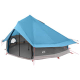 Tipi Tent with Roof Blue 700 x 700 x 395 cm Polyester and Steel 42028712