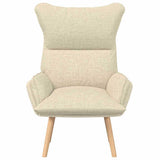 Armchair Cream 69 x 74 x 93 cm Fabric 42001872