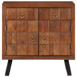 Drawer Cabinet Honey Brown 70x35x70 cm Solid Wood Acacia 358185