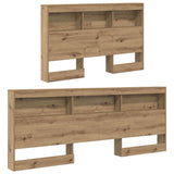 Storage Headboard Artisan Oak Engineered Wood 3335484