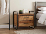 Hanging Bedside Cabinet Old Wood 40 x 30 x 50 cm 8013550