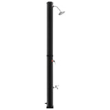 Outdoor Solar Shower with Shower Head and Faucet 35 L Black 92942
