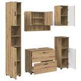 Bathroom Furniture Set 5 pcs Artisan Oak 3393072