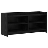 TV Cabinet 100 x 33 x 47 cm Black Oak Engineered Wood 8011220