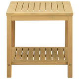 Side Table Oil Natural 45 x 45 x 45 cm Solid Acacia Wood 42026786