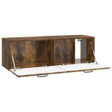 Wall-Mounted TV Cabinet Wall-mounted Smoked Oak 98 x 31 x 30 cm 898730