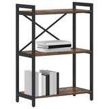 Bookshelf Smoked Oak 60 x 30 x 85 cm Engineered Wood 868397