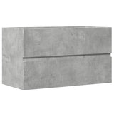 Sink Cabinet Concrete Grey 90x38.5x45 cm Engineered Wood 856248