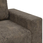 Sofa Chair with Cushion Dark grey Faux leather 4105109