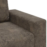 Sofa Chair with Cushion Dark grey Faux leather 4105109