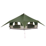 Family Tent Green 18-Person 185T Polyester with PU Coating 42017397