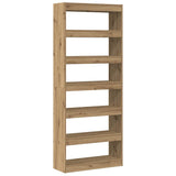 Book Cabinet Artisan Oak 80 x 30 x 198 cm Engineered Wood 3333922