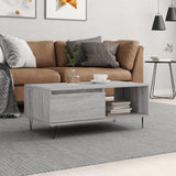 Coffee Table Grey Sonoma 90x50x36.5 cm Engineered Wood 830570