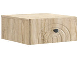 Wall-Mounted Bedside Cabinet 2 pcs Sonoma Oak 33 x 34.5 x 20 cm 898090