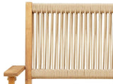 Folding Chairs 4 pcs Beige Solid Wood Acacia 3214571